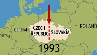 Reasons of the creation of Czech Republic and Slovakia 1993 | The Peaceful Split of Czechoslovakia