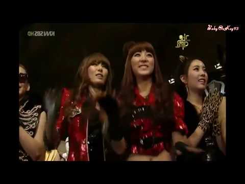 [Eng] 091229 SHINee Onew see Key's perform Muzik '4Minute'