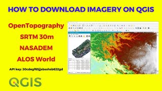 How to Download Imagery on QGIS: Open Topography Satellite Image