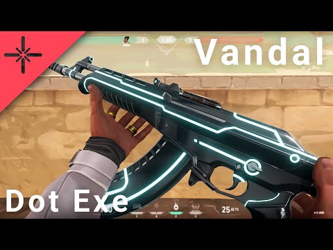 Vandal "Dot Exe" Valorant Skin Gameplay Showcase (Battle Pass Reward