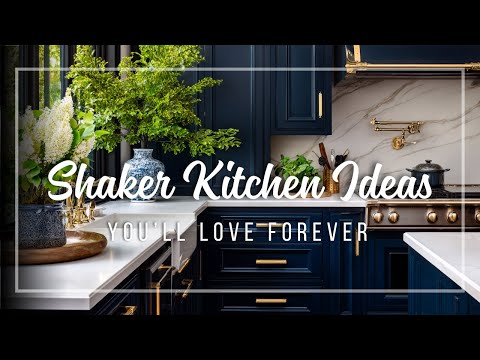 10 Minimal yet Timeless Shaker Kitchen Ideas That Maximize Simplicity & Function