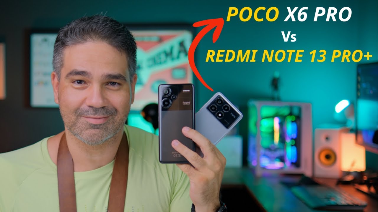 POCO X6 PRO VS REDMI NOTE 13 PRO+ QUAL É MELHOR?