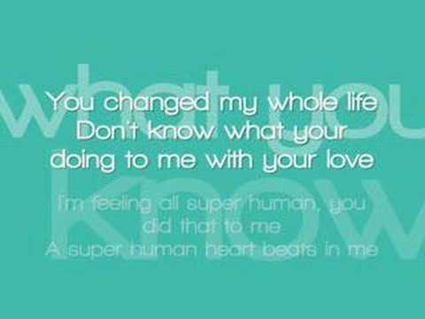 Chris Brown ft. Keri Hilson - Superhuman with lyrics