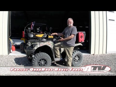 ATV Television Project - 2016 QuadBoss Kawasaki Brute Force 750