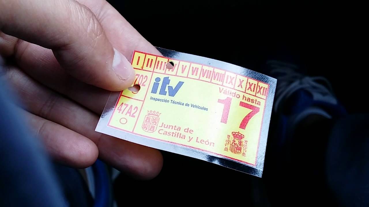 Truco para poner la pegatina de la ITV y quitarla fácilmente Lifehacks DIY