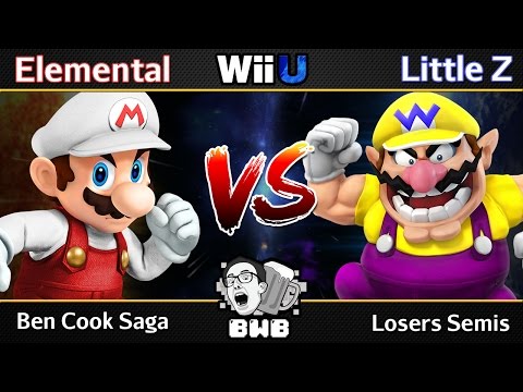BWSmash Ben Cook Saga - Losers Semi Finals - Elemental (Mario, Bowser) VS Little Z (Wario, DK)