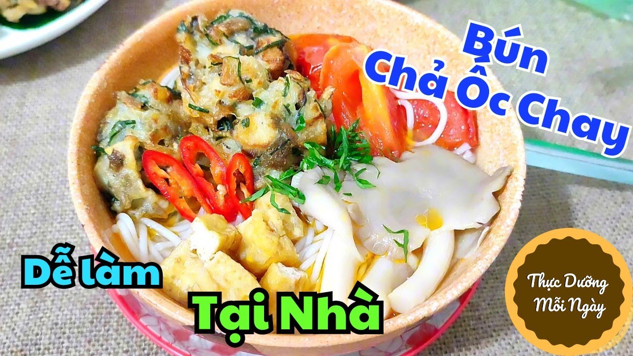 Cách Nấu Bún ốc đơn Giản Tại Nhà