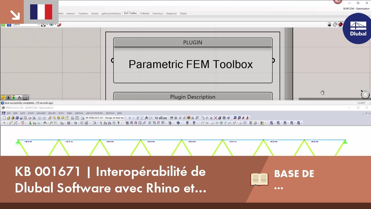 KB 001671 | Interopérabilité des logiciels Dlubal avec Rhino et Grasshopper