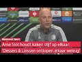 'Laten we vooral ONDUIDELIJK zijn' | Arne Slot over keuze voor Feyenoord-SPITS tegen Slavia Praag