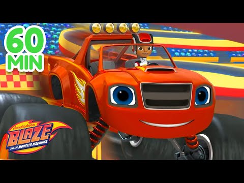 Blaze's Ultimate Races! 🔥 60 Minute Compilation | Blaze and the Monster Machines