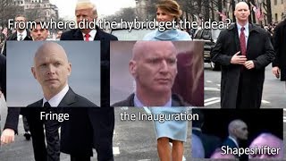 Alien android hybrid at the Inauguration of Donald J. Trump