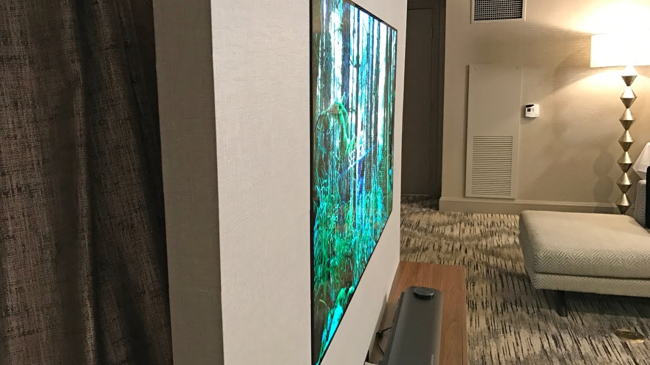 LG W7 4K OLED TV: An Amazingly Thin Television - YouTube