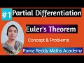 M1 R22 JNTUH Partial Differentiation Euler S Theorem Concept In Easy Way JNTUK R23 M1 UNIT 4