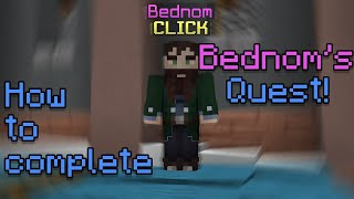 How to Find Bednom's Treasure after Mining Revamp! | Hypixel Skyblock