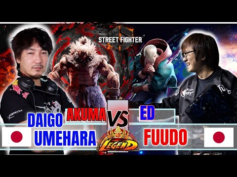 SF6 - Daigo Humehara (AKUMA) Vs Fuudo (ED): Ranked Math Legendary
