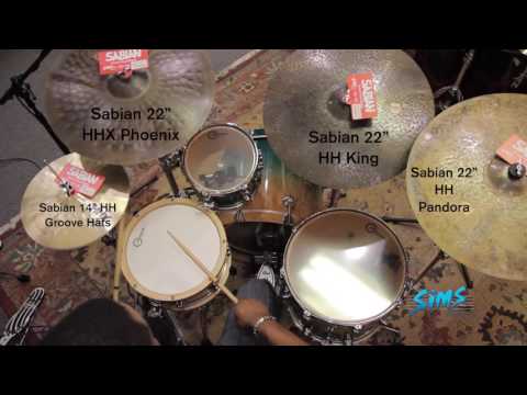 Sims Music Sabian Cymbal Demo (featuring Big and Ugly Cymbals)