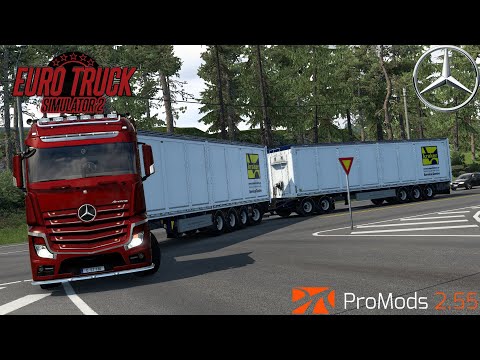 Driving with a HCT-trailer | ETS2 1.40 | ProMods 2.55 | Mercedes Actros MP4 3363 | Rovaniemi - Vaasa