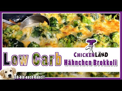 Einfacher Low Carb Hähnchenbrust Brokkoli Gratin Rezept