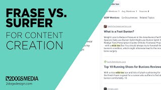 Frase vs. Surfer For Content Creation
