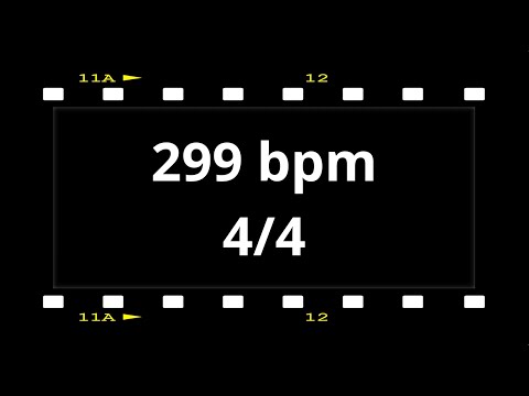 4/4 Metronome - 299 BPM 🎵