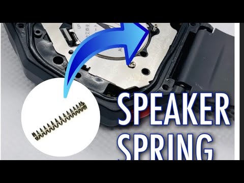 Sound on casio watch - how to fix and changing strap