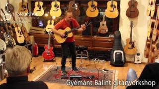 Bálint Gyémánt Workshop in Stageshop - 8th of Oct 2016 (part 1)