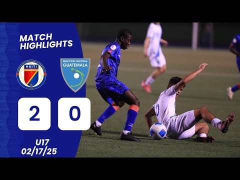 Haiti vs Guatemala u17 qualifications Round