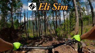 Best expert mountain bike trail in Nelson, BC - Eli Sim