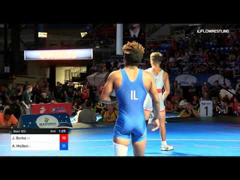 120 Lbs Final Jakason Burks Nebraska Vs Anthony Molton Illinois