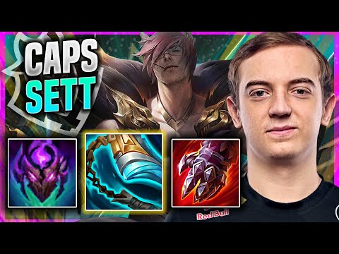 CAPS IS A BEAST WITH SETT! - G2 Caps Plays Sett MID vs Katarina! | Season 11