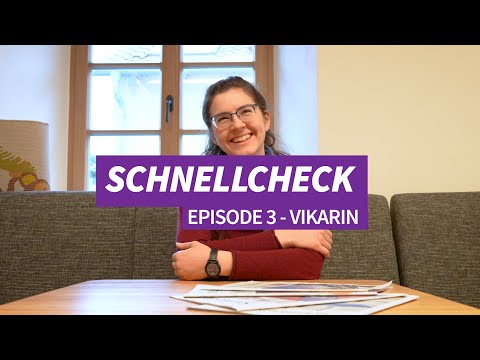 Schnellcheck Episode 3 | Menschen in unserem Dekanat | Vikarin Rebecca Balthasar
