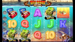BIG BASS SPLASH - Bonus Feature Win - slot bonus BIG WIN!