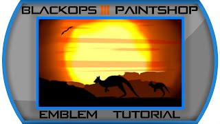 Black Ops 3 - Kangaroo Silhouette Emblem Tutorial