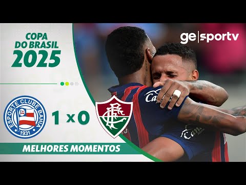 Gols e lances de Bahia x Fluminense