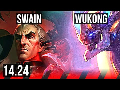 SWAIN vs WUKONG (TOP) | KR Master | 14.24