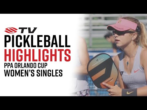 Anna Leigh Waters' Perfectly Placed Two-Handed Backhand - PPA Orlando Cup Women's Doubles