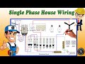Single Phase House Wiring Diagram Energy Meter Single Phase DB Wiring