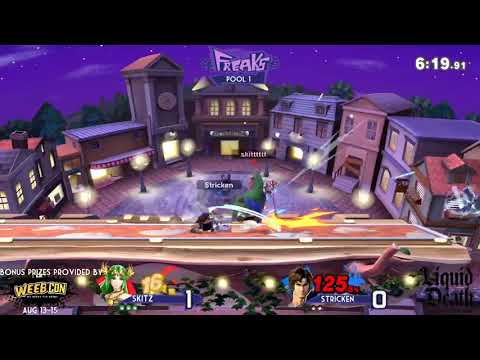 Skitz (Palutena) vs Stricken (Belmont) | FREAKS IRL SMASH @ FREE PLAY ARCADE RICHARDSON 18 ft LOTS O