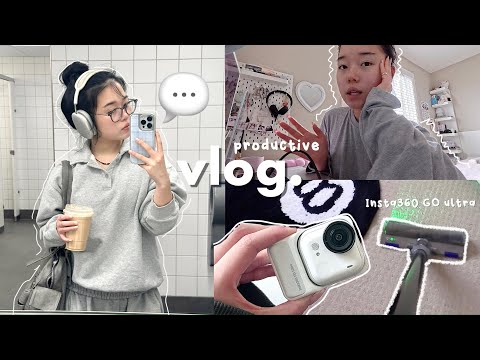 PRODUCTIVE day in my life🖇️: Life updates, New vlogging camera, Classes, Planning a trip etc