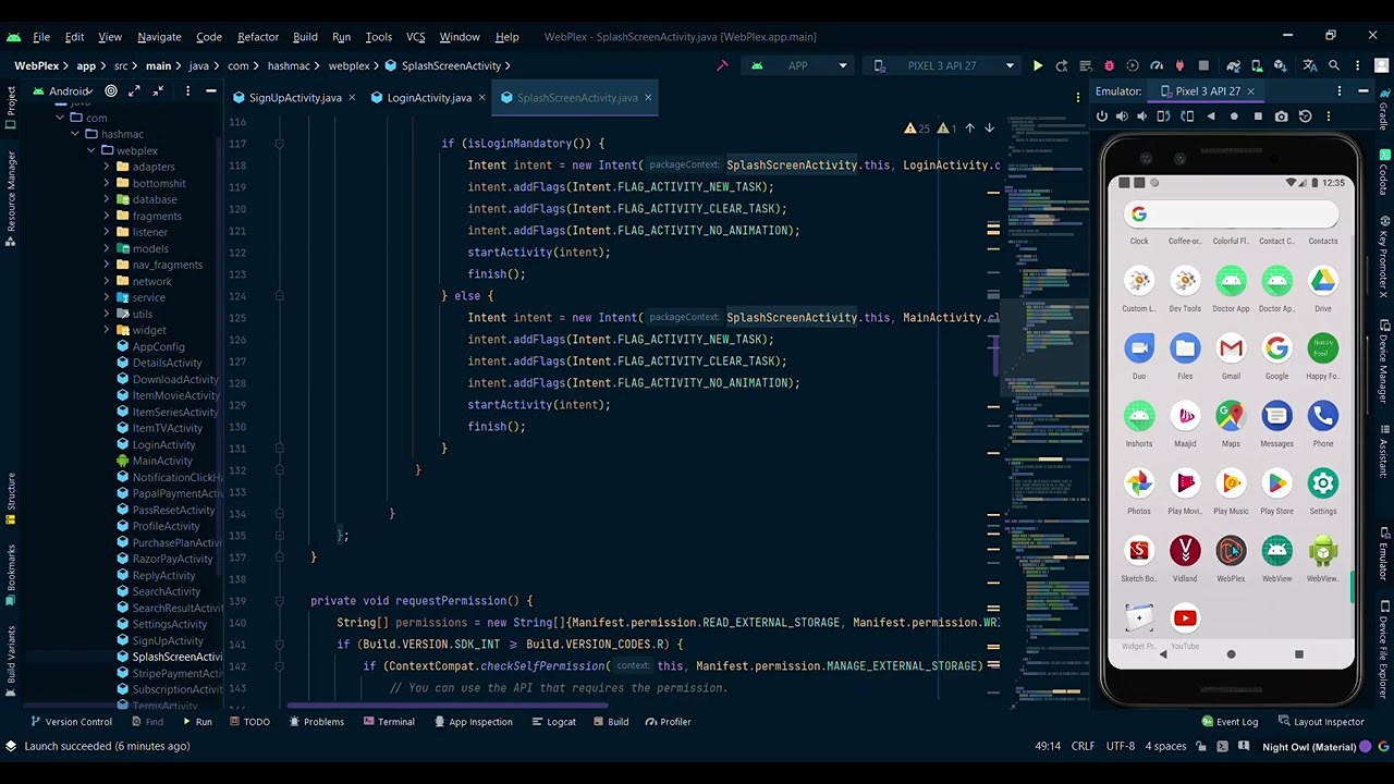 Android Animated Splash Screen with Lottie