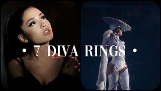 • 7 diva rings • Ariana Grande || Beyonce || MASHUP