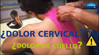 Kinesiotape para el dolor cervical | Dermaplast Active