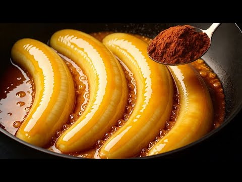 The easiest cake in the world, no baking required, that can be baked at home! Just banana and cocoa.