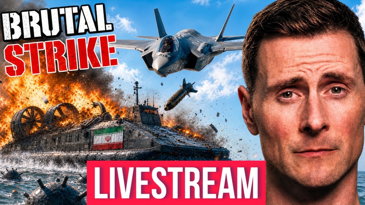 U.S. Military Just EVAPORATED Iran's Mine Laying Hovercraft And Missile Sites LIVESTREAM