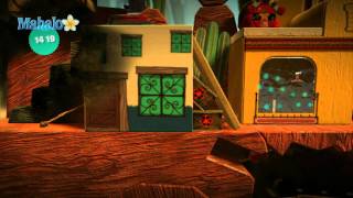 Little Big Planet Walkthrough - The Canyons - Boom Town (Part 1)