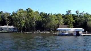 preview picture of video 'Pelican Lake Minnesota 2013 shoreline pontoon cruise 2 of 2'