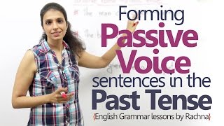 English Grammar lesson - Passive voice sentences in the past tense ( Learn English)