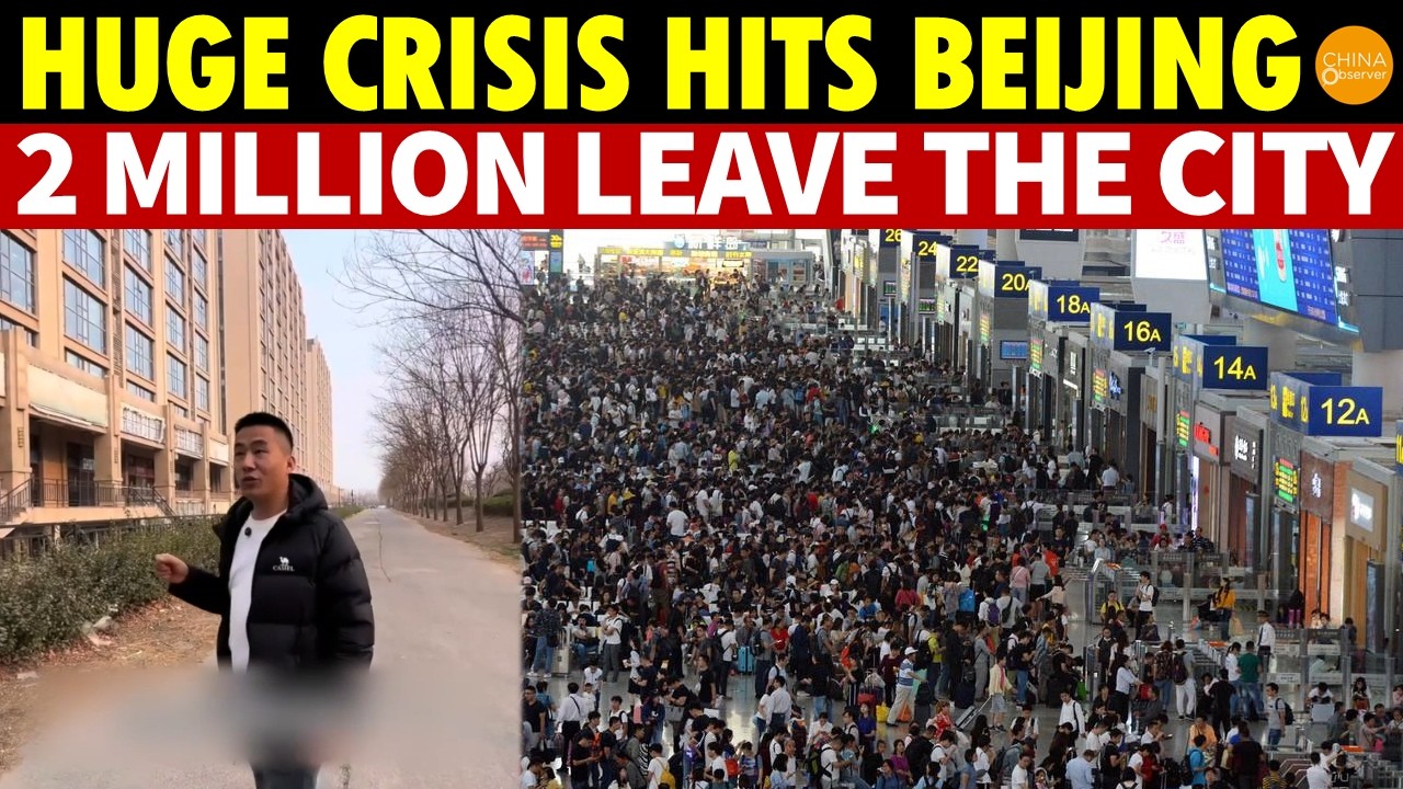 Beijing in Huge Crisis: 2 Million Leave the City as Shocking Signs of Decline Emerge