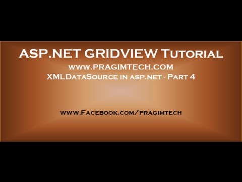 XMLDataSource in asp net Part 4