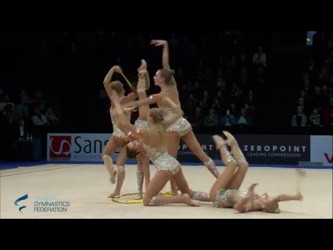 Russia Hoops and Clubs - Rhythmic Gymnastics World Cup 2016 Espoo